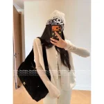 Chanel 2025 Fall/Winter CoCo Neige Ski Collection 🦙 Extra Warm Cashmere/Wool/Silk Blend Knit Beanie 🆚 Scarf - Image 11