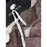 Chanel 2025 Fall/Winter Collection 🐻 Special Enzyme Wash Denim Camellia Print Logo High-Waist Slimming Wide-Leg Jeans for Women - Image 14