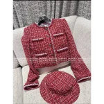 Chanel Festive Holiday Collection for the Sophisticated Woman ♥️ 2025 Fall/Winter Series Imported Tweed Wool Woven Pocket Blazer / Midi Skirt / Wide-Leg Pants - Image 19