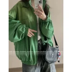 ACNE STUDIOS 1966 Classic Letter Logo Fall/Winter New Color-Gradient Storm Jacket. Unisex Relaxed Fit - Image 11