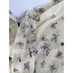 Dior 2025 Fall/Winter Collection 🦋 Imported Mulberry Silk/Alpaca/Cashmere Blend Pullover Embroidered Butterfly Sweater - Image 12