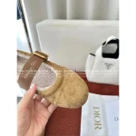 Dior 2025 Fall/Winter Collection 🐑 Shearling Imported Shearling-Lined Frost Ballet Flats 🩰 Cozy & Warm - Image 11