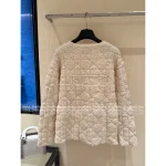 Dior 2025 Fall/Winter Collection ⭐️ Artisan Teddy Cashmere/Merino Wool 🦙 Quilted Embossed Button Knit Cardigan - Image 9