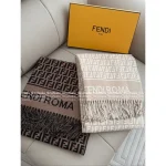 FENDI "Must-Have for Socialites & Celebrities" 🐑 Cashmere Fringe Shawl for Women Cashmere + Wool Blend Warm & Cozy - Image 13