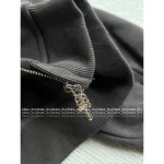 CHROME HEARTS 2025 Fall/Winter Collection 🩶 Brushed Cotton Zip-Front Sanskrit Print Logo Hooded Jacket for Women - Image 11