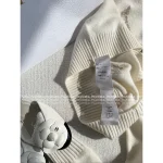 Dior 100% Cashmere ⭐️ 2025 Early Fall/Winter Collection Gold-Thread Embroidered Star Logo Round Neck Cashmere Pullover - Image 25