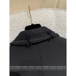Chanel 2025 Early Fall Collection 🎀 Wool Tweed Lapel Blazer for Women - Artisan Velvet Bow Detail - Image 13