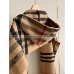 BURBERRY 2025 Fall/Winter Collection 🧣 Classic Plaid Fringe Chain-Tassel Cape Scarf - A Must-Have for the Stylish Woman~ Imported Wool & Cashmere Blend Premium Quality - Image 15