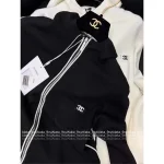 Chanel Two Colors Keeper Piece / Dust Bag Included 2025N CoCo Neige ❄️ Ski Series Fall/Winter New Zip-Front Embroidered Wool Knit Cardigan - Image 11