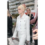 Chanel 2025 Fall/Winter Collection 🤍 Lapel Gem Button Four-Pocket Imported Wool Tweed Woven Coat for Women - Image 23