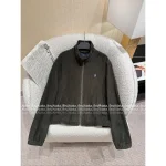 RALPH LAUREN 2025 Early Fall/Winter Collection 🐻 Corduroy Embroidered Logo Mock Neck Zip-Front Jacket for Women - Image 16
