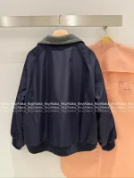 miumiu 2025 Early Fall/Winter Collection 🤎 Reversible Windproof & Water-Resistant Letter Logo Jacket - Image 13