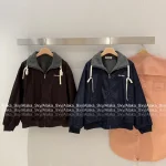 miumiu 2025 Early Fall/Winter Collection 🤎 Reversible Windproof & Water-Resistant Letter Logo Jacket