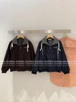 miumiu 2025 Early Fall/Winter Collection 🤎 Reversible Windproof & Water-Resistant Letter Logo Jacket