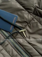 Louis Vuitton 2025 Fall/Winter Collection 🐻 Hooded Patterned Cropped Zip-Up Puffer Jacket for Women - Image 23