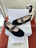 Dior 2025 Fall/Winter Collection 🐑 Shearling Imported Shearling-Lined Frost Ballet Flats 🩰 Cozy & Warm - Image 21