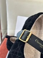 Dior 2025 Fall/Winter Collection 🐑 Shearling Imported Shearling-Lined Frost Ballet Flats 🩰 Cozy & Warm - Image 20