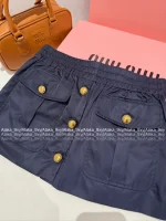 miumiu 2025 Early Fall/Winter Collection 💙 Fur-Trim Cropped "Hot Girl Set" Jacket / Bodycon Skirt - Image 13