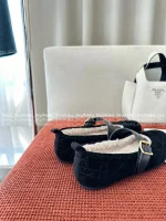 Dior 2025 Fall/Winter Collection 🐑 Shearling Imported Shearling-Lined Frost Ballet Flats 🩰 Cozy & Warm - Image 19