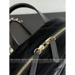 Chanel 2025 Fall/Winter CoCo Neige Ski Collection ❄️ Artisan Imported Silk Velvet Quilted Mini Backpack / Rucksack for Women - Image 22