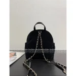 Chanel 2025 Fall/Winter CoCo Neige Ski Collection ❄️ Artisan Imported Silk Velvet Quilted Mini Backpack / Rucksack for Women - Image 21