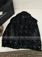 Chanel 2025 Ski Collection ❕ “Most Beautiful Eco-Fur” All-Over Sequin Embroidery Print Logo Lapel 3/4 Sleeve Fur Coat with Silk Lining - Image 14