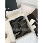 Chanel 2025 Fall/Winter Collection 👢 Lucky Four-Leaf Clover Metal Chain ⛓️ Pendant Ankle Boots for Women - Image 27