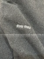 miumiu 2025 Early Fall/Winter Collection 🤎 Reversible Windproof & Water-Resistant Letter Logo Jacket - Image 18