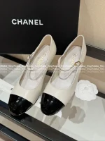 Chanel 2025 Fall/Winter Atelier Collection 🎱 Pearl Ball Heel Block Heel Pointed-Toe Pumps for Women - Elegant & Sophisticated - Image 37
