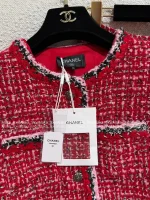 Chanel Festive Holiday Collection for the Sophisticated Woman ♥️ 2025 Fall/Winter Series Imported Tweed Wool Woven Pocket Blazer / Midi Skirt / Wide-Leg Pants - Image 27