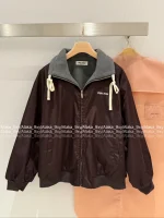 miumiu 2025 Early Fall/Winter Collection 🤎 Reversible Windproof & Water-Resistant Letter Logo Jacket - Image 29
