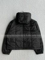 Louis Vuitton 2025 Fall/Winter Collection 🐻 Hooded Patterned Cropped Zip-Up Puffer Jacket for Women - Image 17