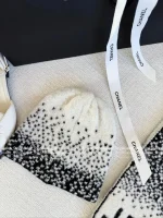Chanel 2025 Fall/Winter CoCo Neige Ski Collection 🦙 Extra Warm Cashmere/Wool/Silk Blend Knit Beanie 🆚 Scarf - Image 18