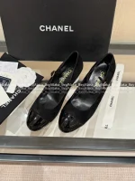 Chanel 2025 Fall/Winter Atelier Collection 🎱 Pearl Ball Heel Block Heel Pointed-Toe Pumps for Women - Elegant & Sophisticated - Image 35