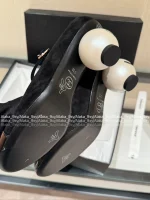 Chanel 2025 Fall/Winter Atelier Collection 🎱 Pearl Ball Heel Block Heel Pointed-Toe Pumps for Women - Elegant & Sophisticated - Image 34