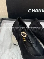 Chanel 2025 Fall/Winter Atelier Collection 🎱 Pearl Ball Heel Block Heel Pointed-Toe Pumps for Women - Elegant & Sophisticated - Image 33