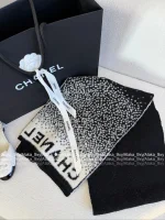 Chanel 2025 Fall/Winter CoCo Neige Ski Collection 🦙 Extra Warm Cashmere/Wool/Silk Blend Knit Beanie 🆚 Scarf - Image 27