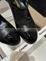 Chanel 2025 Fall/Winter Atelier Collection 🎱 Pearl Ball Heel Block Heel Pointed-Toe Pumps for Women - Elegant & Sophisticated - Image 26