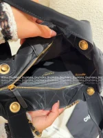Chanel "Hot Drop 🎀" 2025 Bow & Metal Logo Chain Bag ⛓️ Stunning Jennie-Inspired Style in Imported Genuine Lambskin/Silk Velvet - Image 37