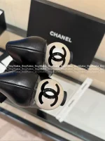 Chanel 2025 Fall/Winter Atelier Collection 🎱 Pearl Ball Heel Block Heel Pointed-Toe Pumps for Women - Elegant & Sophisticated - Image 42