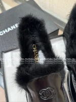 Chanel 2025 Fall/Winter CoCo Neige Ski Collection 🦙 New Season Imported Australian Long-Haired Wool Loafers for Women - Image 44